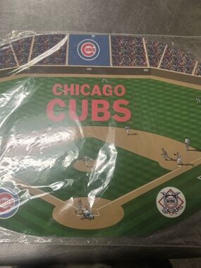 Chicago Cubs Vinyl Baseball Field Placemat